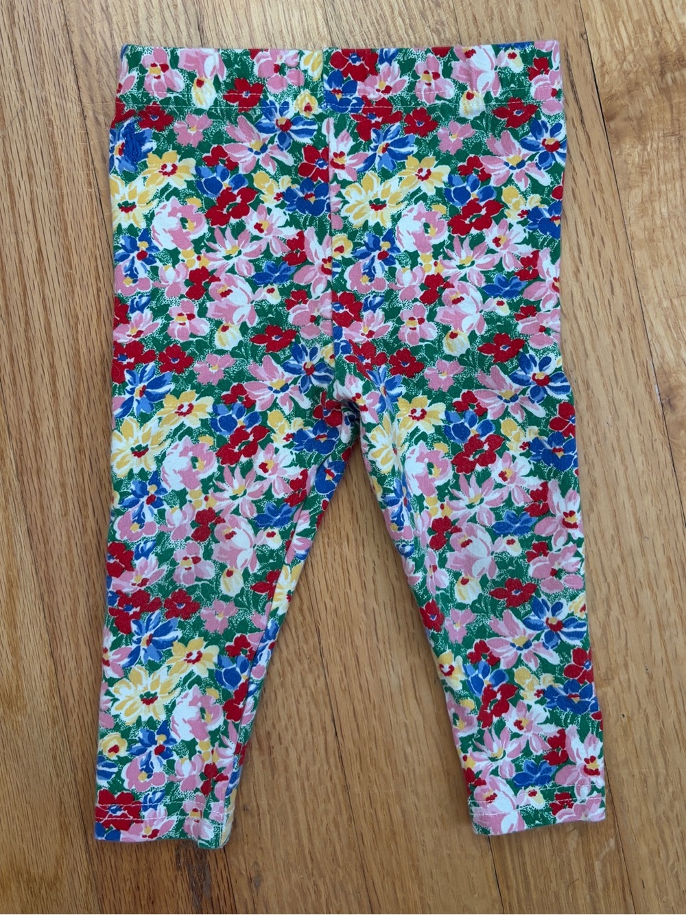 Ralph Lauren Floral Stretch Leggings - Green, Red, Blue, Pink, Yellow